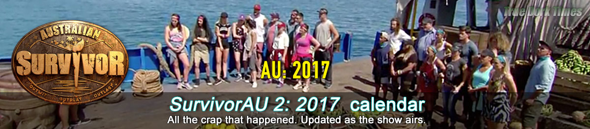 SurvivorAU 2: 2017 calendar