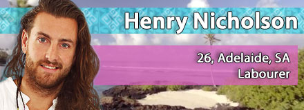 Henry Nicholson, 26, Adelaide, SA