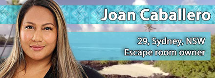Joan Caballero, 29, Sydney, NSW