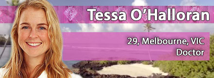 Tessa O'Halloran, 29, Melbourne, VIC