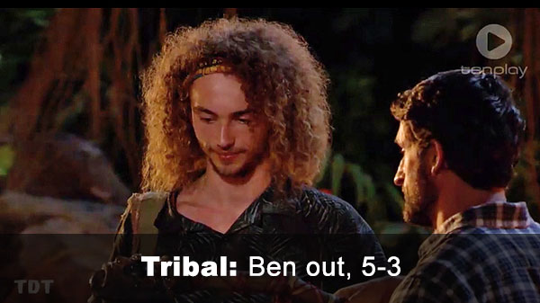 Ben out, 5-3