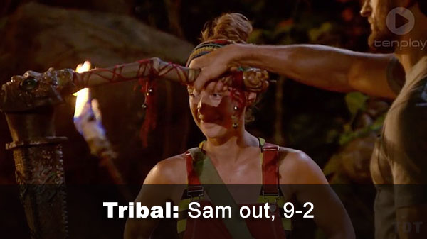 Sam out, 9-2