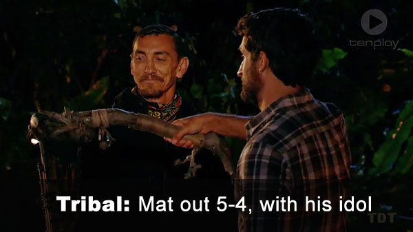 Mat out, 5-4