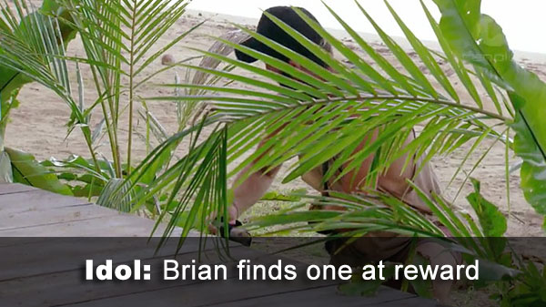 Brian finds idol