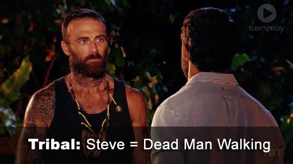 Steve voted in, 4-3