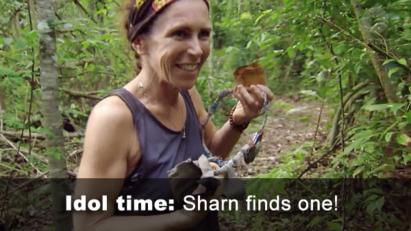 Sharn finds idol