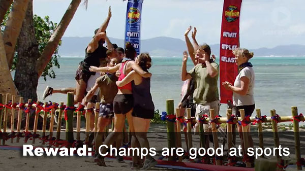 Champs win fishing gear