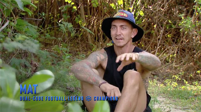 Survivor AU contestant Mat Rogers