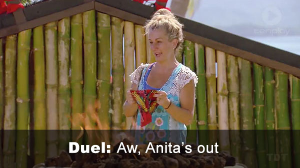 Anita out