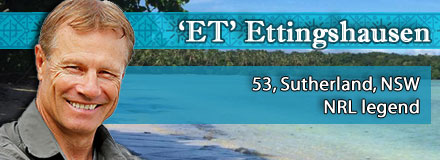 Andrew 'ET' Ettingshausen, 53, Sutherland, NSW
