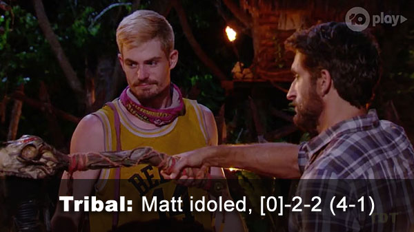 Matt idoled out
