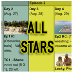 SurvivorAU 5 calendar