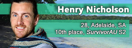 Henry Nicholson, 28, Adelaide, SA