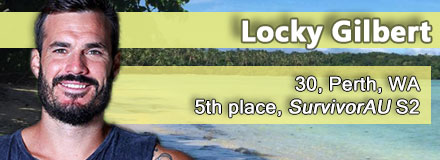 Locky Gilbert, 30, Perth, WA