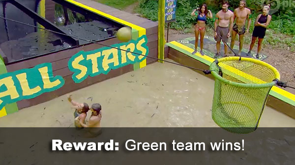 Green wins