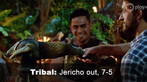 Jericho out, 7-5