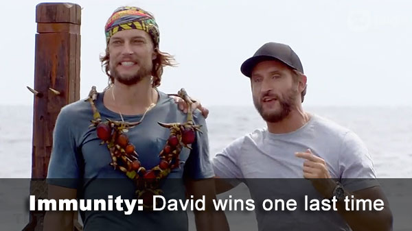 David wins F3 IC