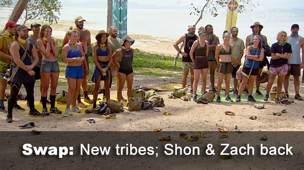 Tribe swap, exile ended