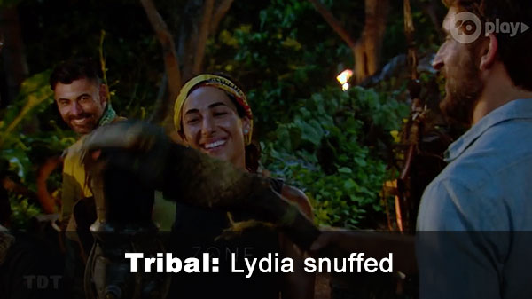 Lydia out