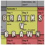 SurvivorAU 6: Brains v Brawn calendar