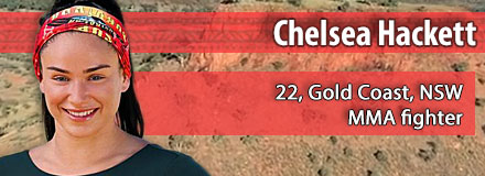 Chelsea Hackett, 22, Gold Coast, NSW