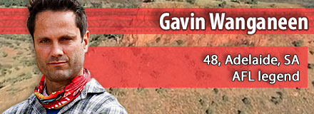 Gavin Wanganeen, 48, Adelaide, SA