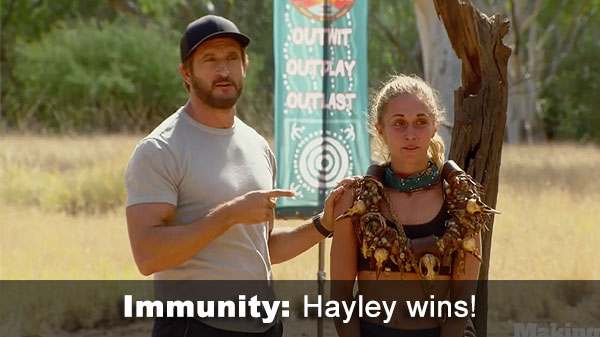 Hayley wins IC