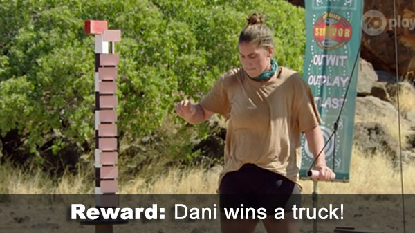 Dani wins car