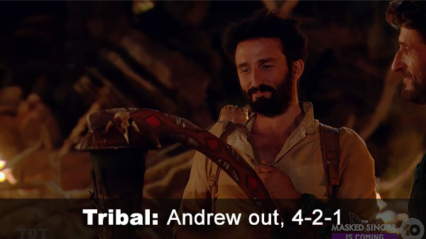 Andrew out, 4-2-1