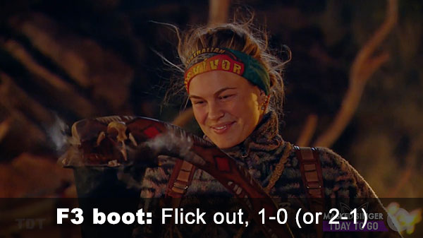 Flick out, 1-0