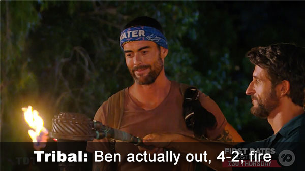 Ben out, fire