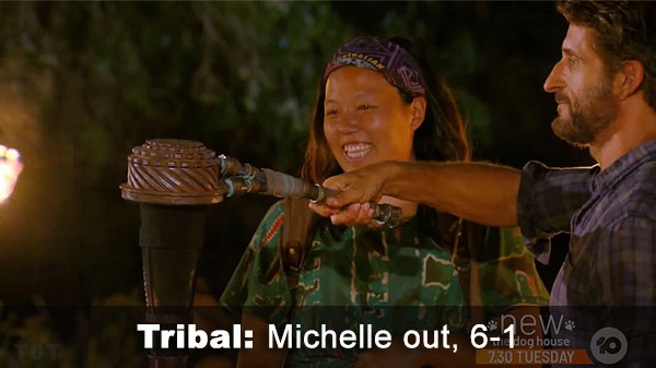 Michelle out, 6-1