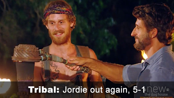 Jordie out, 5-1