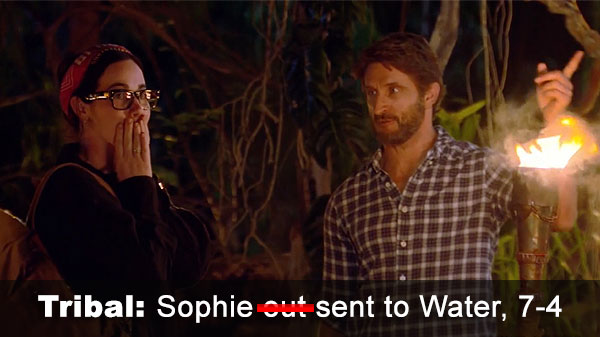 Sophie not out, 7-4
