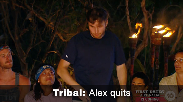 Alex quits