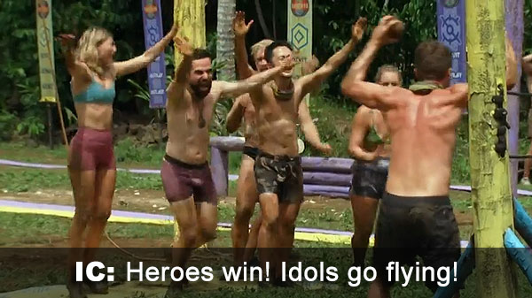 Heroes win IC, idols exchanged