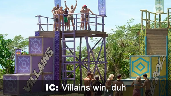 Villains win IC