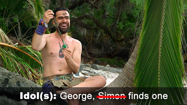 George finds idol
