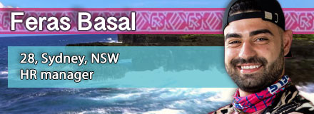 Feras Basal, 28, Sydney, NSW