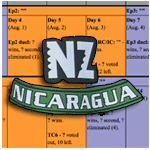 SurvivorNZ 1 calendar