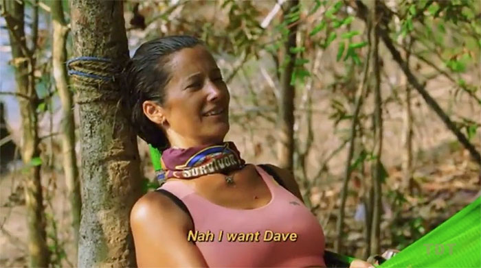 Tara's almost-move against Dave