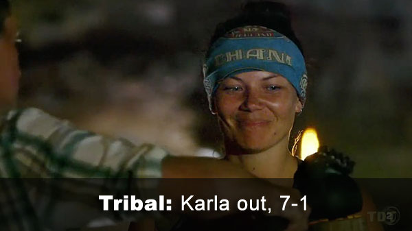 Karla out, 7-1