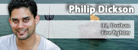 Phil Dickson, 32, Durban