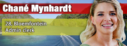 Chané Mynhardt, 28, Bloemfontein