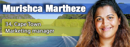 Murishca Martheze, 34, Cape Town