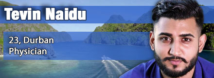 Tevin Naidu, 23, Durban