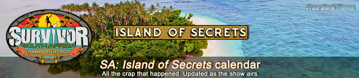 SurvivorSA 7: Island of Secrets calendar