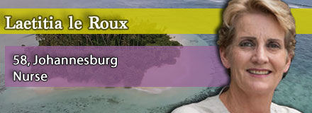 Laetitia le Roux, 58, Johannesburg