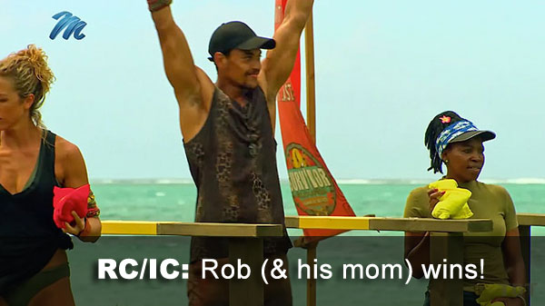 Rob wins RC/IC