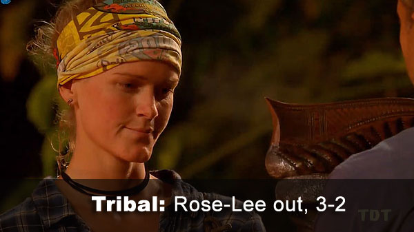 Rose-Lee out, 3-2